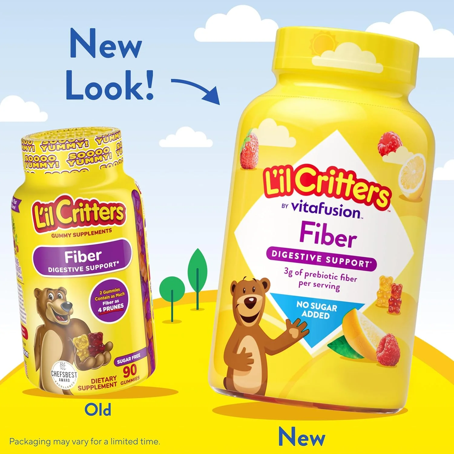مکمل پاستیلی فیبر کودکان Lil Critters، ۹۰ عدد مکمل پاستیلی فیبر کودکان Lil Critters، ۹۰ عدد