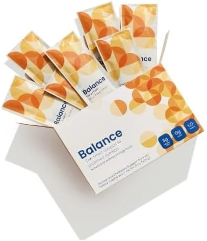 Balance Ntural Orange Flavor 60 Envelopes Sheets Feel Great