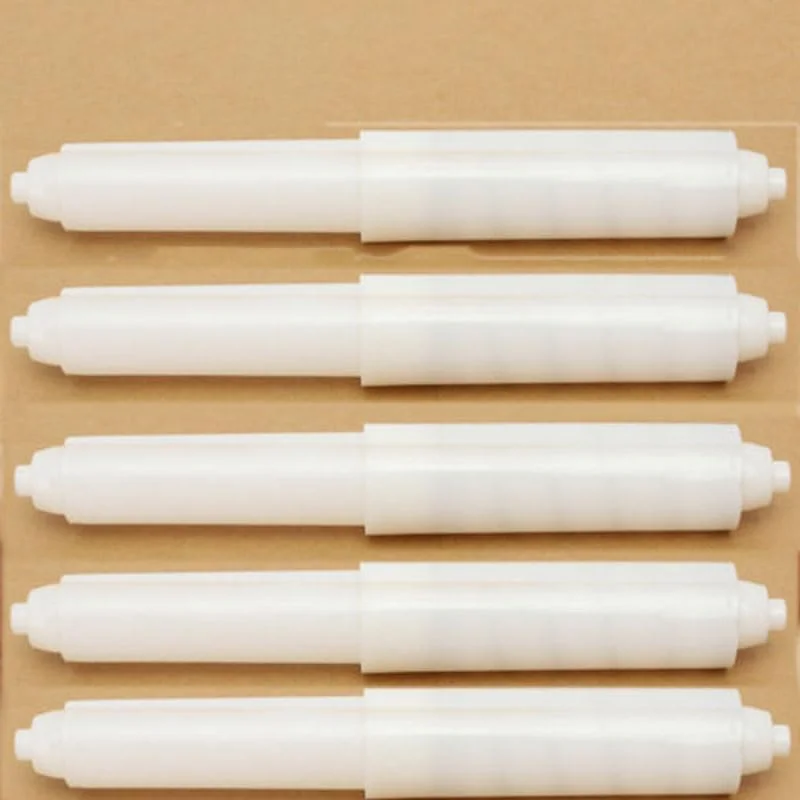 نگهدارنده رول دستمال توالت پلاستیکی، جایگزین رول دستمال توالت، میله فنری حمام