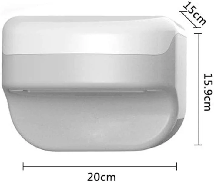 جا دستمال کاغذی پلاستیکی توالت - جا دستمال کاغذی بادوام و سازگار با محیط زیست، قفسه نگهداری دستمال کاغذی حمام
