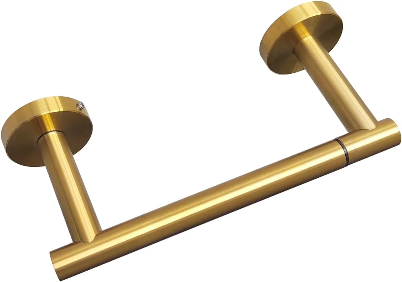 جا دستمال توالت طلایی، نگهدارنده رول دستمال کاغذی چرخشی، استیل ضد زنگ، سازمان دهنده دستمال توالت، آویز گردان دستمال توالت برای حمام، آشپزخانه، طراحی مدرن نصب شده روی دیوار