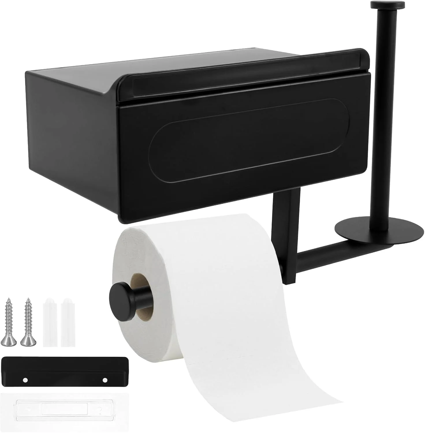 نگهدارنده دستمال توالت چوبی با قفسه، کشوی بزرگ و کاربردی برای نگهداری دستمال کاغذی، نگهدارنده چند منظوره دستمال کاغذی برای سازماندهی فضای دستمال توالت در خانه نگهدارنده دستمال توالت چوبی با قفسه، کشوی بزرگ و کاربردی برای نگهداری دستمال کاغذی، نگهدارنده چند منظوره دستمال کاغذی برای سازماندهی فضای دستمال توالت در خانه