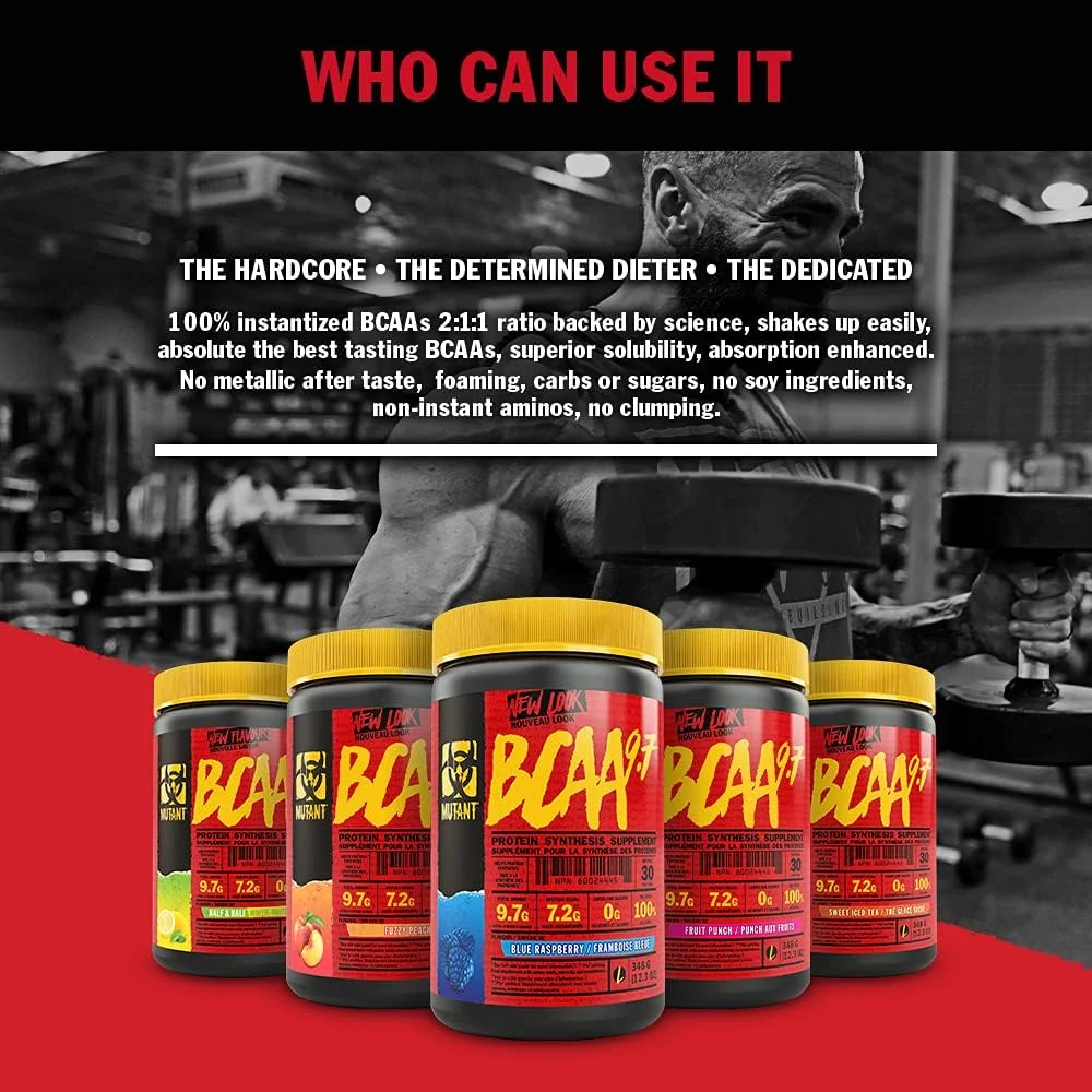 Mutant BCAA 9.7 Sweet Iced Tea 30 Servings Mutant BCAA 9.7 Sweet Iced Tea 30 Servings