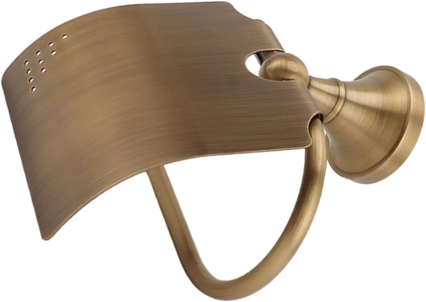 جا دستمال کاغذی مسی عتیقه OVAQUIXI، فضای کافی، ضد خش، مناسب سرویس بهداشتی و حمام