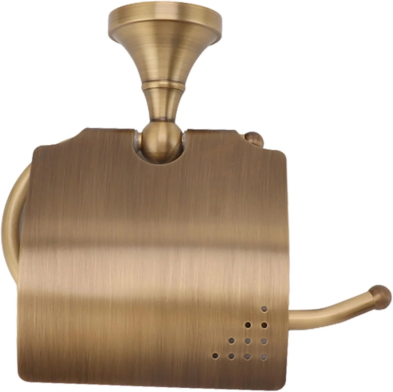 جا دستمال کاغذی مسی عتیقه OVAQUIXI، فضای کافی، ضد خش، مناسب سرویس بهداشتی و حمام