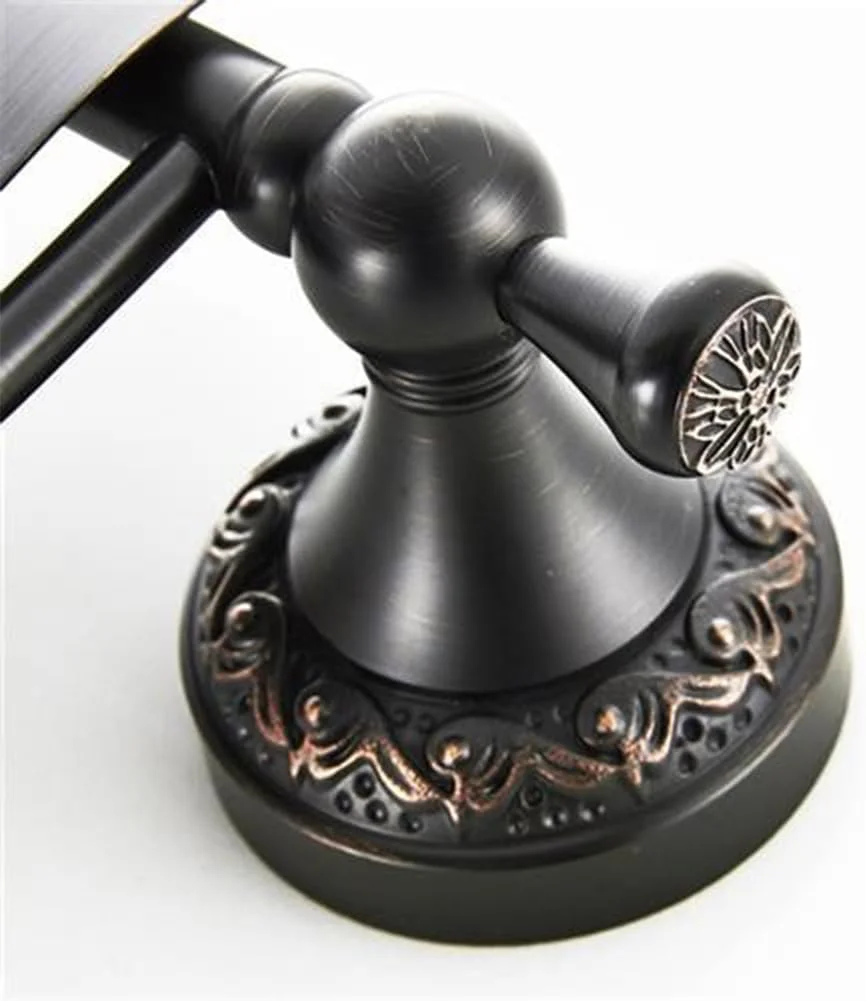 جا دستمال کاغذی توالت برنجی عتیقه NSCMQSL با پوشش - راه حل نگهداری رول دستمال کاغذی دیواری (عتیقه تیره)