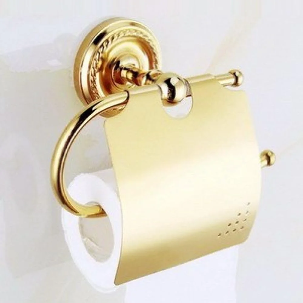 ست لوازم جانبی حمام برنجی NevStp، آویز حوله، جا کاغذی، میله حوله، حلقه حوله، ست های حمام، جا حوله ای طلایی، جا دستمال توالت