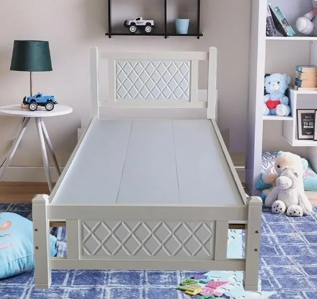 تخت خواب یک نفره چوبی مدرن و عالی Furniture4Us با طراحی کاملاً یکپارچه، ابعاد 90x190 سانتی متر F4US-102-90 (سفید) تخت خواب یک نفره چوبی مدرن و عالی Furniture4Us با طراحی کاملاً یکپارچه، ابعاد 90x190 سانتی متر F4US-102-90 (سفید)