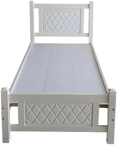 تخت خواب یک نفره چوبی مدرن و عالی Furniture4Us با طراحی کاملاً یکپارچه، ابعاد 90x190 سانتی متر F4US-102-90 (سفید) تخت خواب یک نفره چوبی مدرن و عالی Furniture4Us با طراحی کاملاً یکپارچه، ابعاد 90x190 سانتی متر F4US-102-90 (سفید)