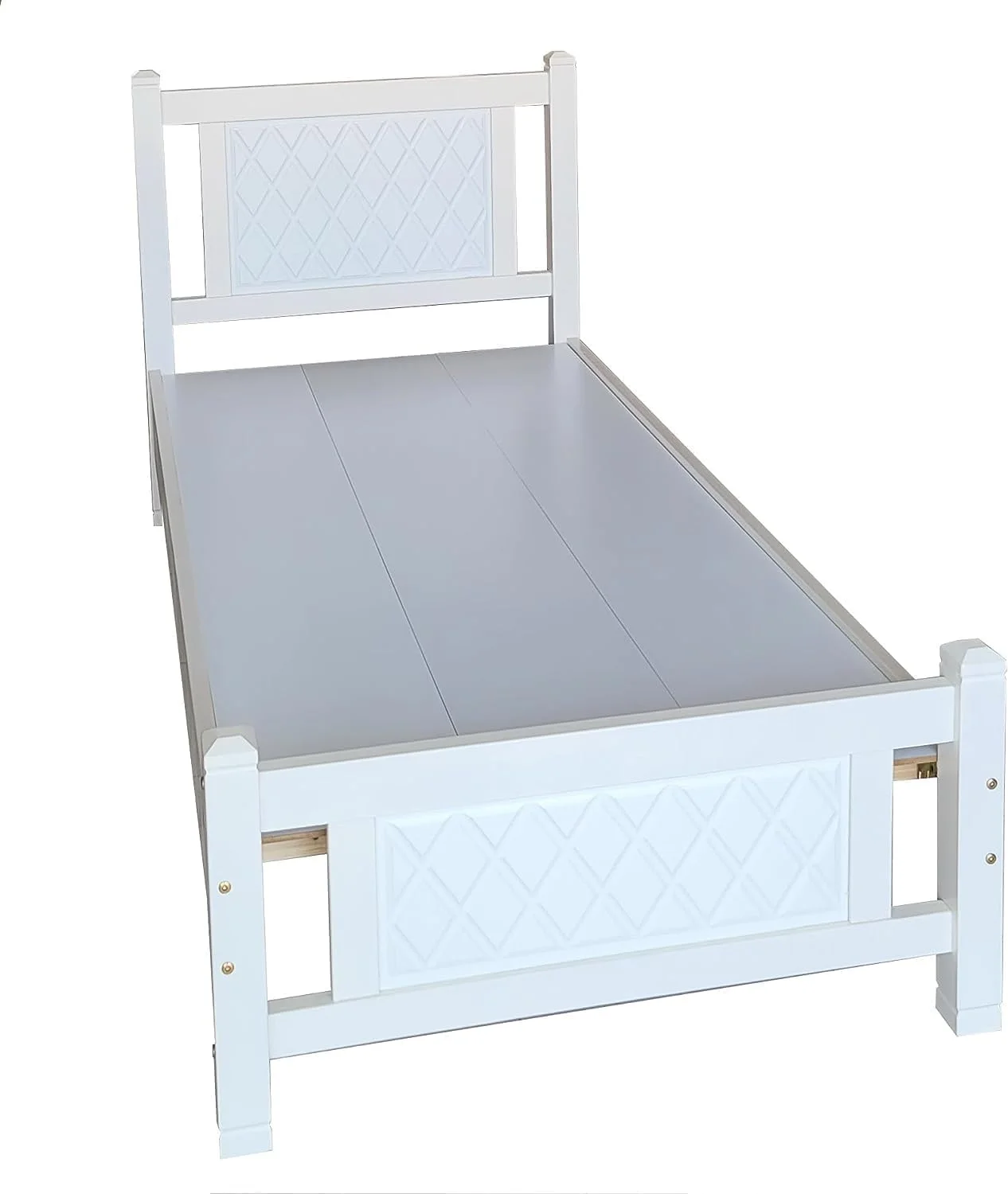 تخت خواب یک نفره چوبی مدرن و عالی Furniture4Us با طراحی کاملاً یکپارچه، ابعاد 90x190 سانتی متر F4US-102-90 (سفید) تخت خواب یک نفره چوبی مدرن و عالی Furniture4Us با طراحی کاملاً یکپارچه، ابعاد 90x190 سانتی متر F4US-102-90 (سفید)