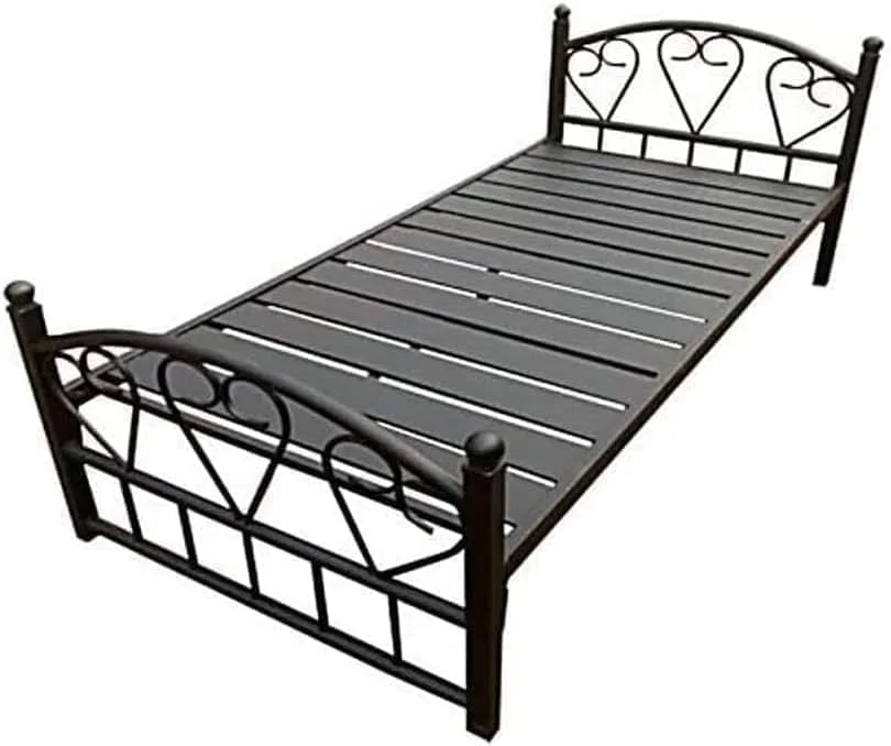 تخت فلزی یک نفره سنگین Furniture4Us Nuwairah با تشک طبی ابعاد 90x190 سانتی متر مشکی F4US-LK تخت فلزی یک نفره سنگین Furniture4Us Nuwairah با تشک طبی ابعاد 90x190 سانتی متر مشکی F4US-LK