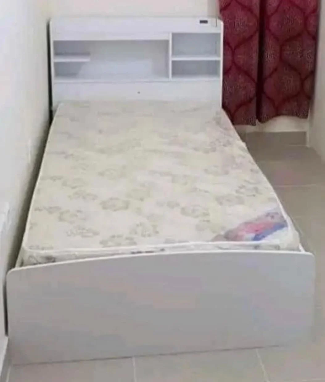 تخت یک نفره نویره Furniture4Us دو تکه به همراه دو عدد تشک طبی ساخت تایلند F4US-308 تخت یک نفره نویره Furniture4Us دو تکه به همراه دو عدد تشک طبی ساخت تایلند F4US-308