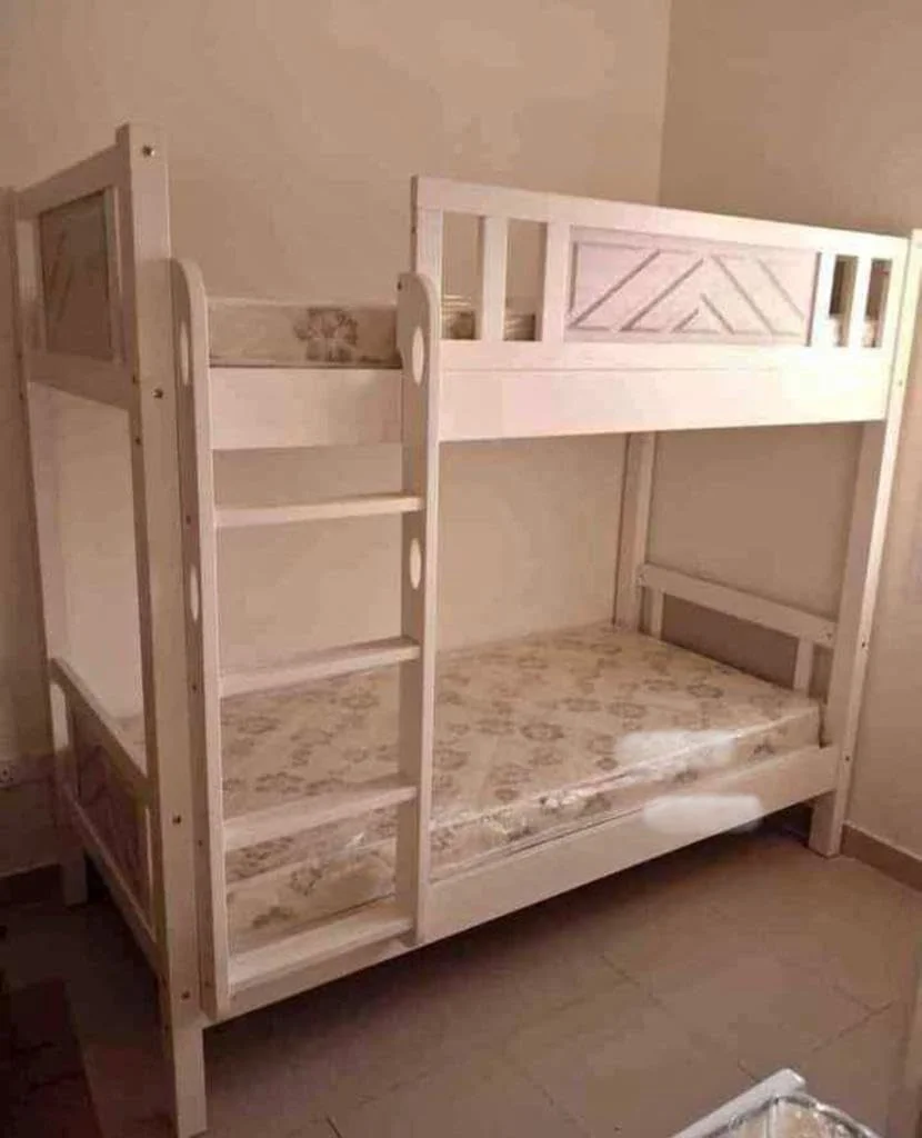 تخت دو طبقه چوبی Furniture4US با تشک طبی (تک نفره - 190/90 سانتی متر) رنگ - (سفید) تخت دو طبقه چوبی Furniture4US با تشک طبی (تک نفره - 190/90 سانتی متر) رنگ - (سفید)