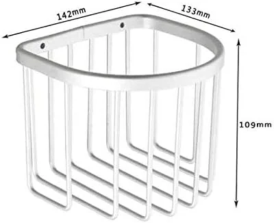 جا دستمال کاغذی دیواری، قفسه حمام، سبد ذخیره سازی آلومینیومی، جعبه دستمال کاغذی