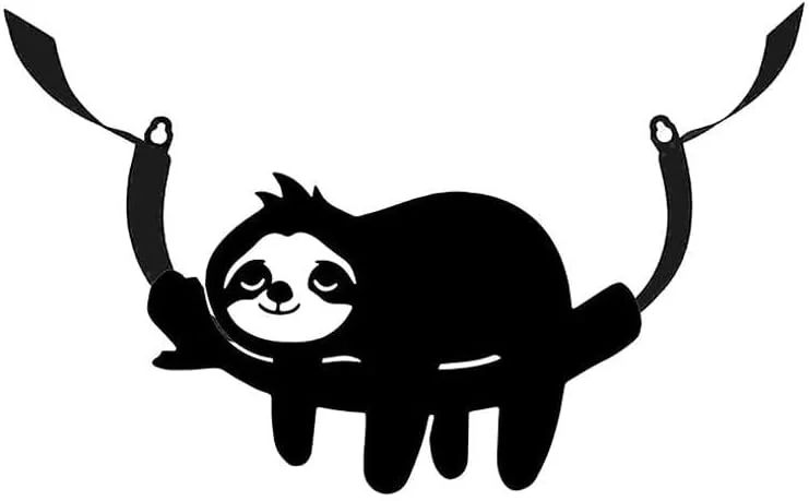 نگهدارنده رول دستمال توالت دیواری | استند قفسه ای طرح تنبل بامزه برای نگهداری رول های دستمال کاغذی | طراحی بامزه دیواری، مناسب میز، کانتر، حمام و توالت