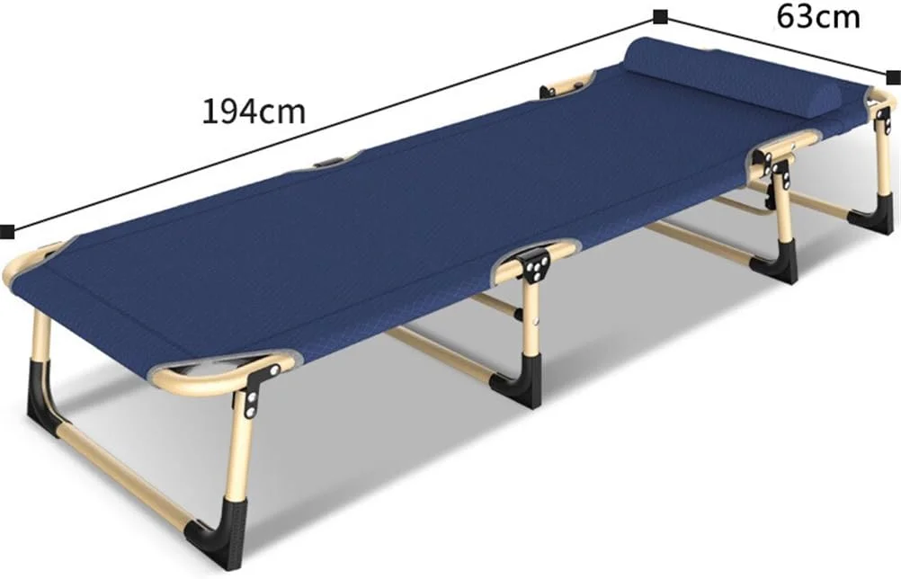 تخت تاشو یک نفره DHXYZM فلزی فوق سبک قابل حمل تخت مهمان برای مسافرت در فضای باز کمپینگ و استراحت چرت زدن صندلی تاشو، آبی1 تخت تاشو یک نفره DHXYZM فلزی فوق سبک قابل حمل تخت مهمان برای مسافرت در فضای باز کمپینگ و استراحت چرت زدن صندلی تاشو، آبی1