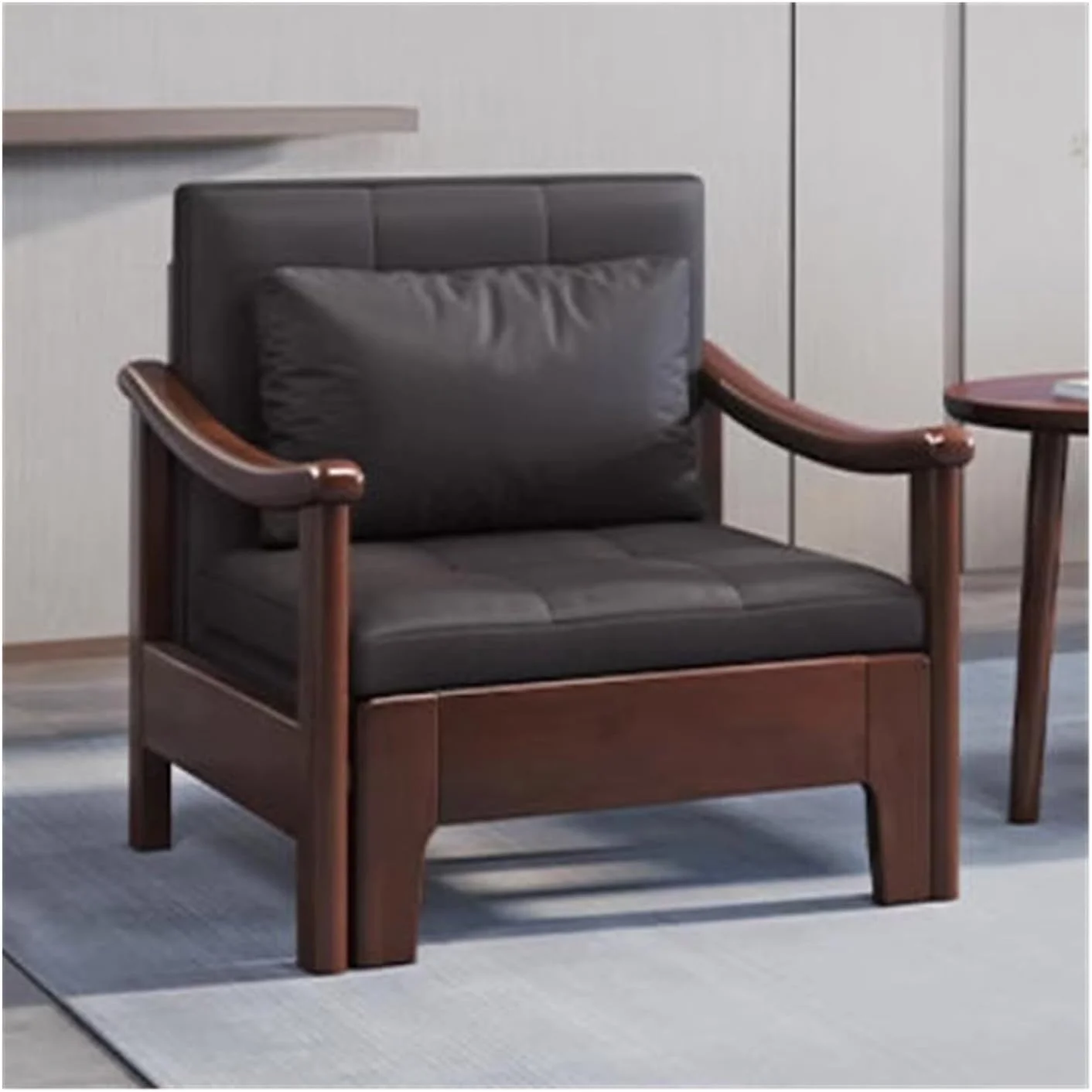 تخت خواب تاشو چند منظوره مبل تختخواب شو چوبی جامد مناسب برای آپارتمان های یک خوابه با ساختار آسان برای نگهداری