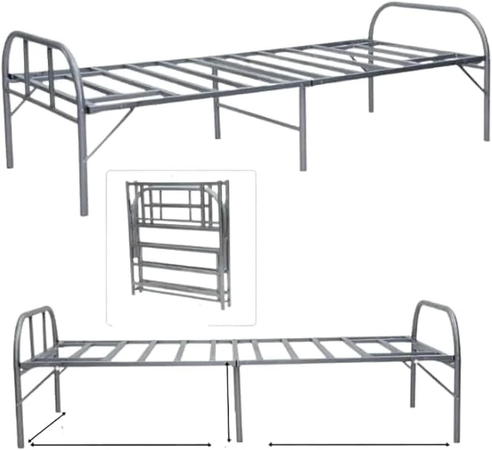 تخت تاشو یک نفره فلزی 90X190 سانتی متر تخت تاشو یک نفره فلزی 90X190 سانتی متر