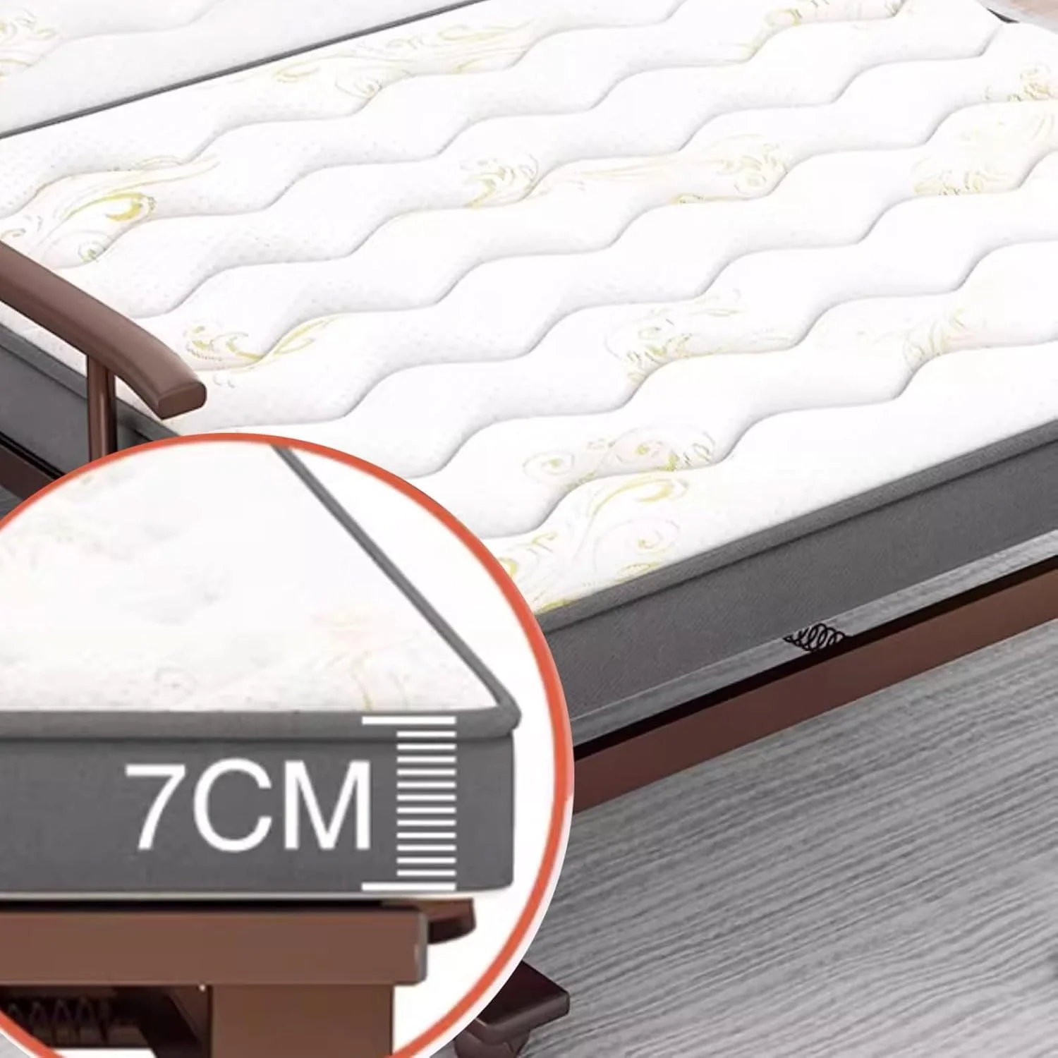 تخت مهمان تاشو دونفره با تشک، ساخته شده از قاب فولادی مقاوم، متحرک با چرخ، حداکثر ظرفیت بار 150 کیلوگرم (190 * 120 * 30 سانتی متر) تخت مهمان تاشو دونفره با تشک، ساخته شده از قاب فولادی مقاوم، متحرک با چرخ، حداکثر ظرفیت بار 150 کیلوگرم (190 * 120 * 30 سانتی متر)