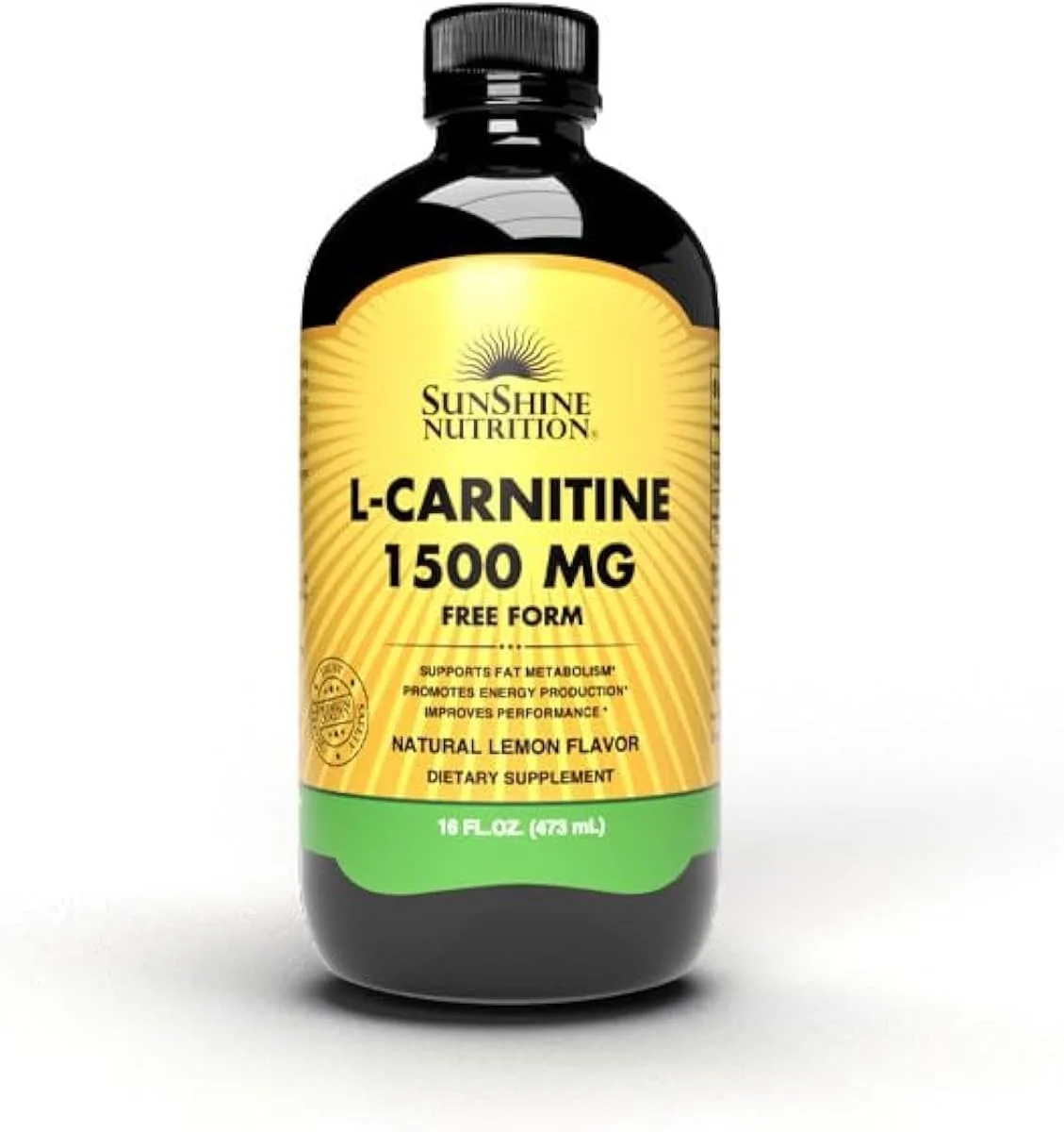 سان شاین نوتریشن ال-کارنیتین 1500 میلی گرم فرم آزاد | مناسب برای بهینه سازی وزن و افزایش تمرکز | پشتیبانی آنتی اکسیدانی و افزایش انرژی سلولی | 473 میلی لیتر سان شاین نوتریشن ال-کارنیتین 1500 میلی گرم فرم آزاد | مناسب برای بهینه سازی وزن و افزایش تمرکز | پشتیبانی آنتی اکسیدانی و افزایش انرژی سلولی | 473 میلی لیتر