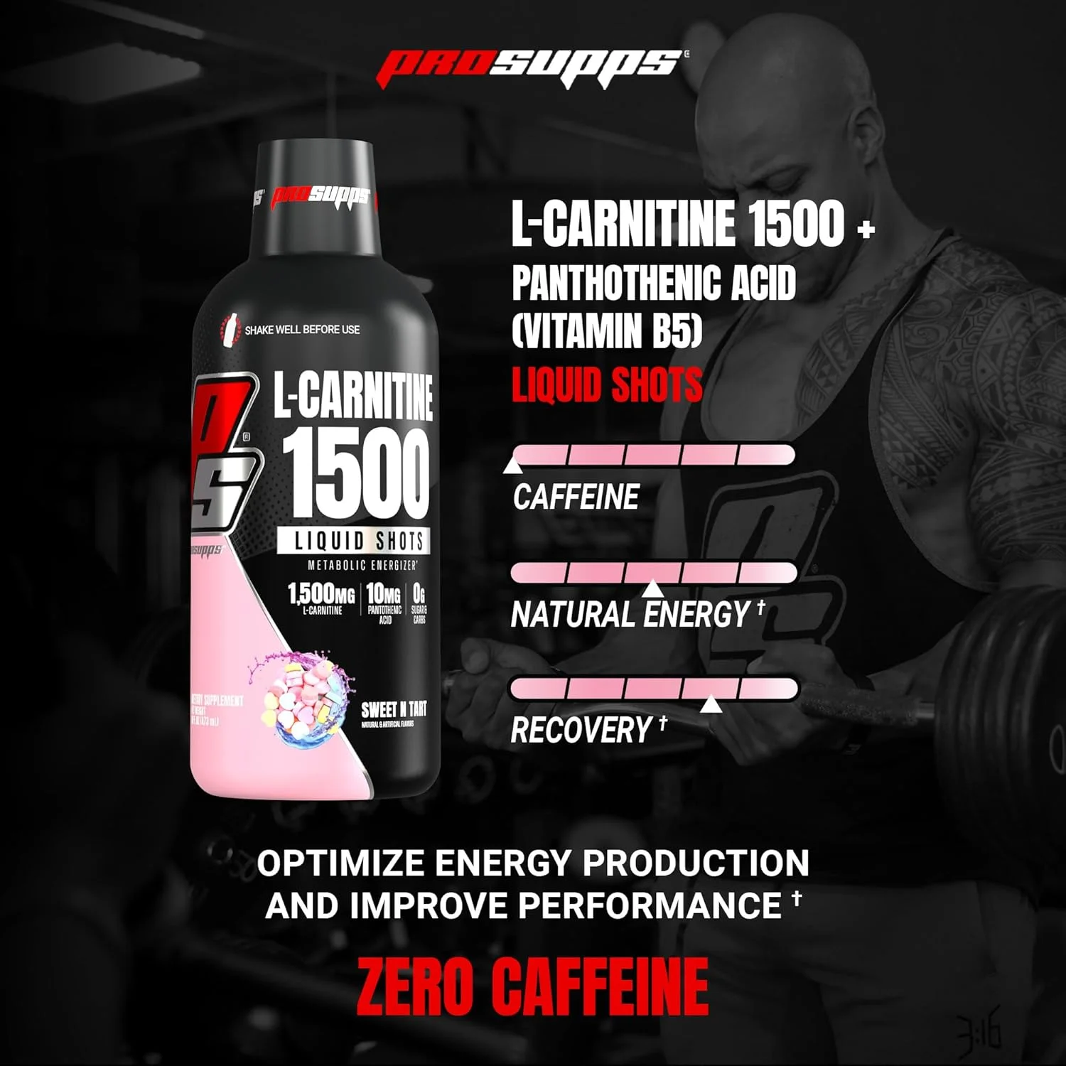 ال-کارنیتین مایع چربی سوز ProSupps® 1500، تقویت کننده متابولیسم بدون محرک، (31 سروینگ، Sweet-N-Tart) ال-کارنیتین مایع چربی سوز ProSupps® 1500، تقویت کننده متابولیسم بدون محرک، (31 سروینگ، Sweet-N-Tart)