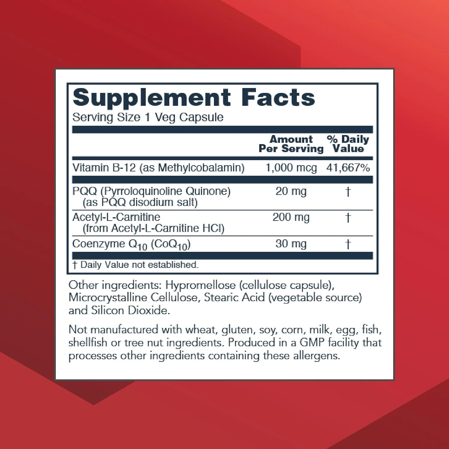 کمپلکس PQQ Protocol for Life Balance - سلامت میتوکندری - حاوی CoQ10 و ال کارنیتین - ویتامین B - مکمل های انرژی - 30 کپسول گیاهی کمپلکس PQQ Protocol for Life Balance - سلامت میتوکندری - حاوی CoQ10 و ال کارنیتین - ویتامین B - مکمل های انرژی - 30 کپسول گیاهی