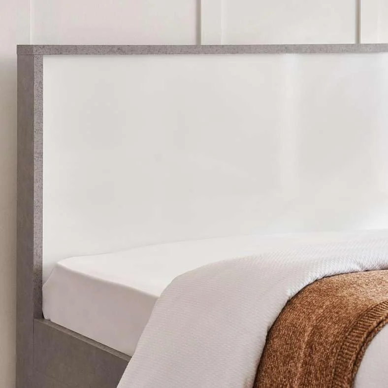 تخت خواب یک نفره کودک مدل Evershine از Pan Home، ابعاد 120X200 سانتی متر، رنگ طوسی-سفید براق تخت خواب یک نفره کودک مدل Evershine از Pan Home، ابعاد 120X200 سانتی متر، رنگ طوسی-سفید براق