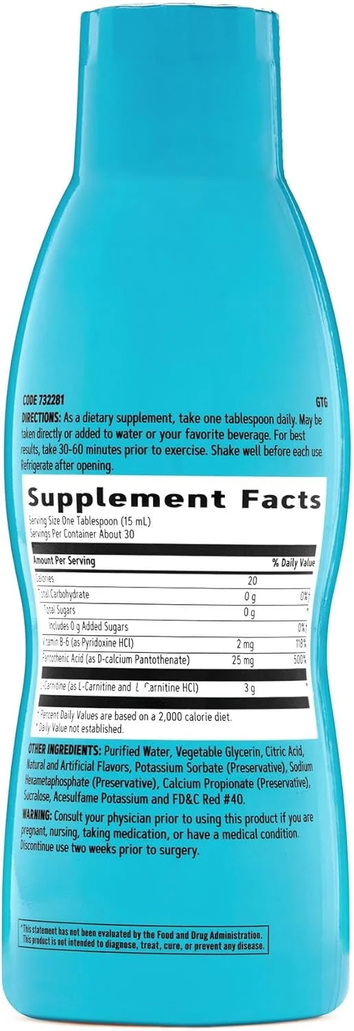 مکمل غذایی مایع ال-کارنیتین با قدرت سه برابر GNC Total Lean - پانچ میوه مکمل غذایی مایع ال-کارنیتین با قدرت سه برابر GNC Total Lean - پانچ میوه