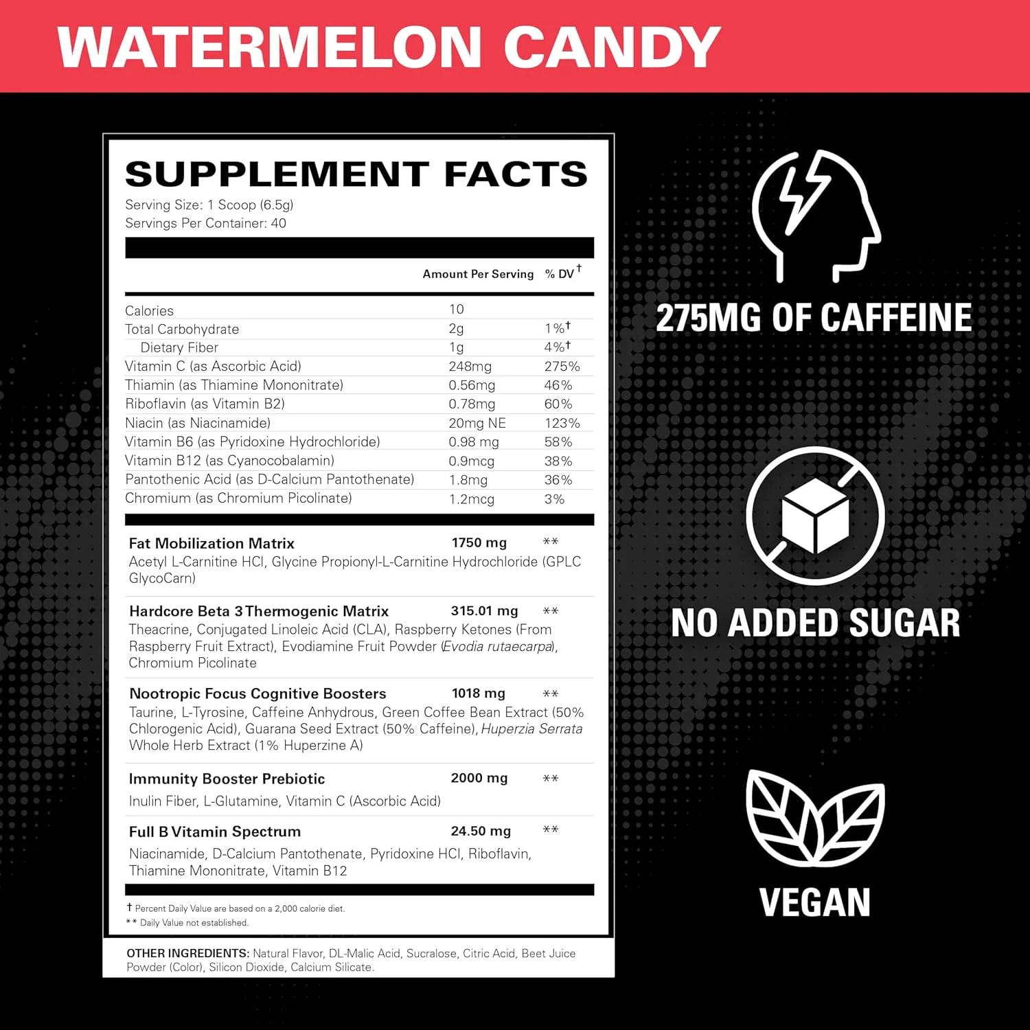 چربی سوز ترموژنیک ای اچ پی لبز OxyShred HARDCORE | مکمل کاهش وزن | افزایش دهنده انرژی | قبل از تمرین | تقویت کننده متابولیسم | کاهش آب | دارای ال-کارنیتین و CLA، 40 سروینگ (آبنبات هندوانه) چربی سوز ترموژنیک ای اچ پی لبز OxyShred HARDCORE | مکمل کاهش وزن | افزایش دهنده انرژی | قبل از تمرین | تقویت کننده متابولیسم | کاهش آب | دارای ال-کارنیتین و CLA، 40 سروینگ (آبنبات هندوانه)