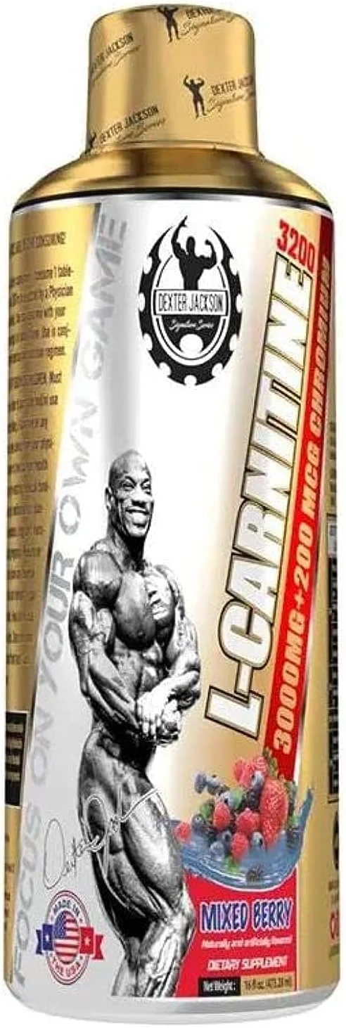 ال کارنیتین مایع دکستر جکسون با طعم میکس بری 3000 میلی گرم
