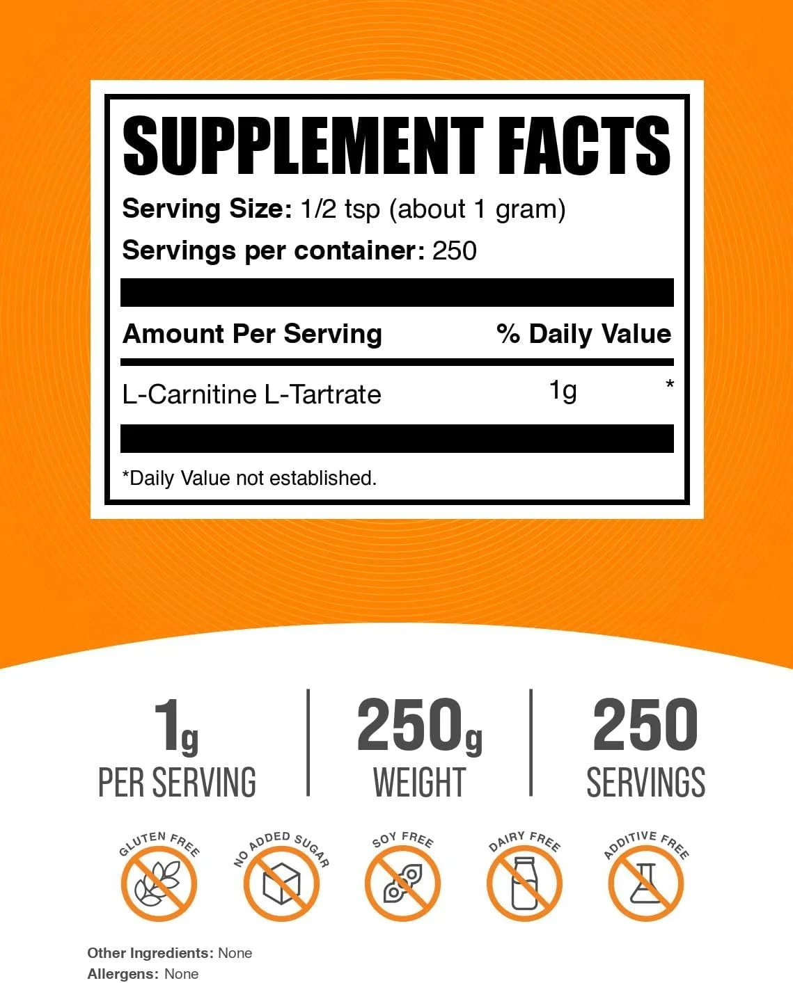 پودر ال-کارنیتین ال-تارتارات BULKSUPPLEMENTS.COM - مکمل کارنیتین، ال-کارنیتین تارتارات، ال کارنیتین 1000 میلی گرم - مکمل اسیدهای آمینه، بدون گلوتن، 1000 میلی گرم در هر وعده، 250 گرم (8.8 اونس) پودر ال-کارنیتین ال-تارتارات BULKSUPPLEMENTS.COM - مکمل کارنیتین، ال-کارنیتین تارتارات، ال کارنیتین 1000 میلی گرم - مکمل اسیدهای آمینه، بدون گلوتن، 1000 میلی گرم در هر وعده، 250 گرم (8.8 اونس)