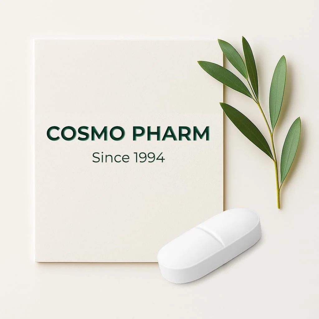 کپسول کوسمو فارم ال-کارنیتین 1000 میلی گرم - 90 عدد قرص روکش دار گیاهی - برچسب پاک - روزانه 1 عدد قرص - غیر تراریخته، بدون گلوتن، بدون لاکتوز