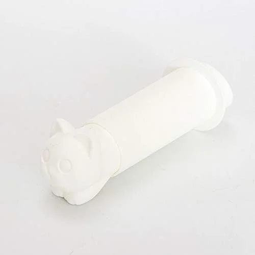 1 عدد جا دستمال کاغذی دیواری طرح گربه کارتونی، نگهدارنده تلسکوپی دستمال کاغذی، پخش کننده رول دستمال آشپزخانه، رول حوله کاغذی حمام (سفید)