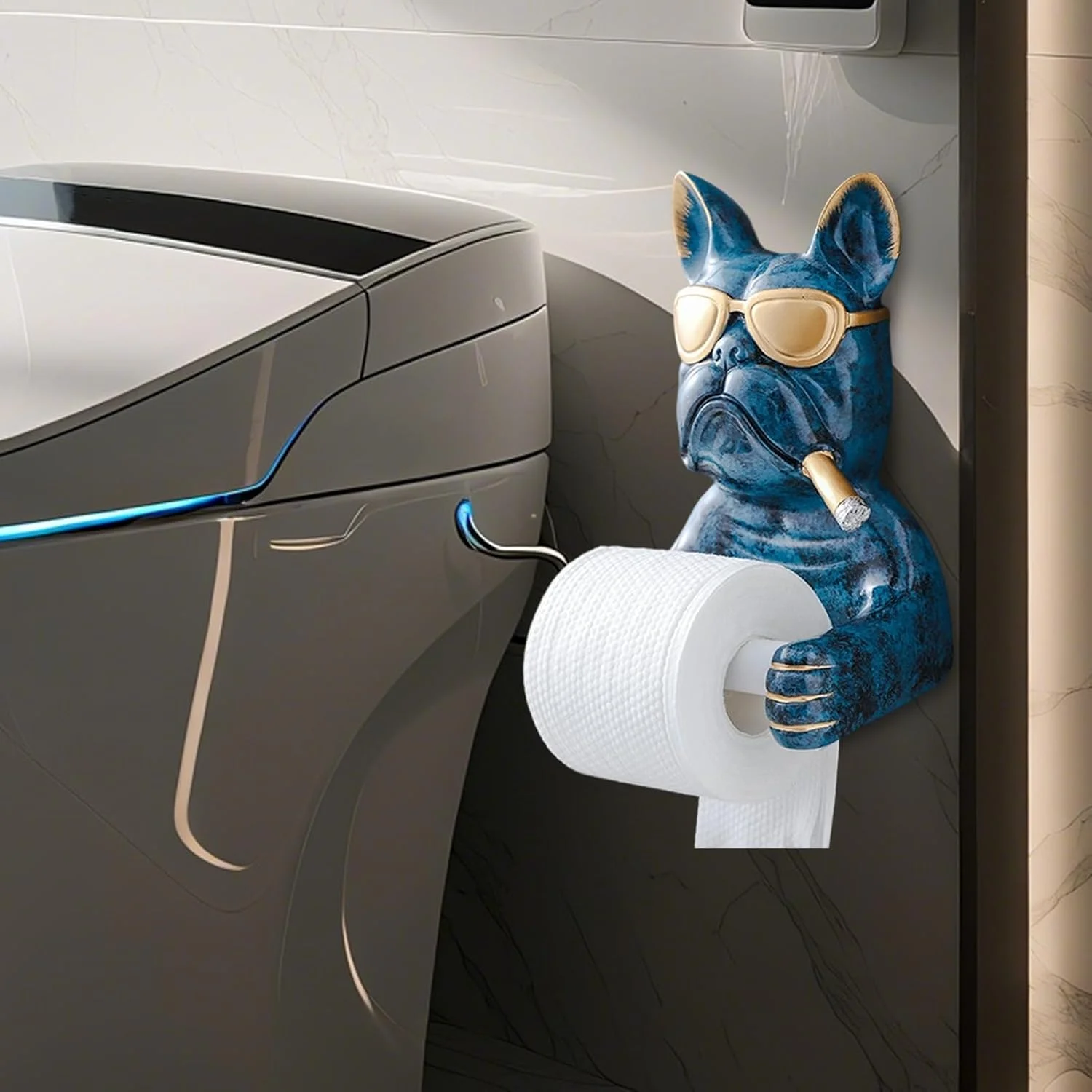 جا دستمال کاغذی توالت طرح بامزه | جا دستمال کاغذی دیواری زیبا، پایه دستمال توالت برای هتل، رستوران، دفاتر، اتاق مطالعه و کابین قایق