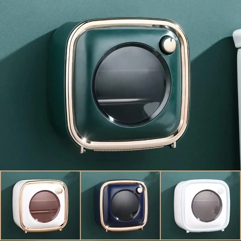 جا دستمال کاغذی دیواری، لوازم جانبی حمام، سازماندهی، قفسه حمام، جا رولی دستمال کاغذی