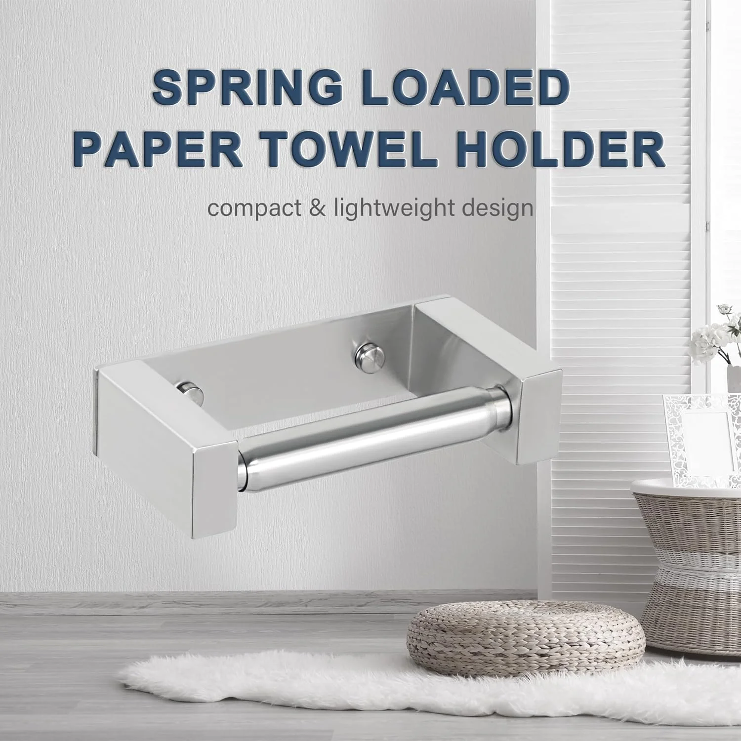 جا دستمال توالت مووچه، استیل مدل GOY600-LS