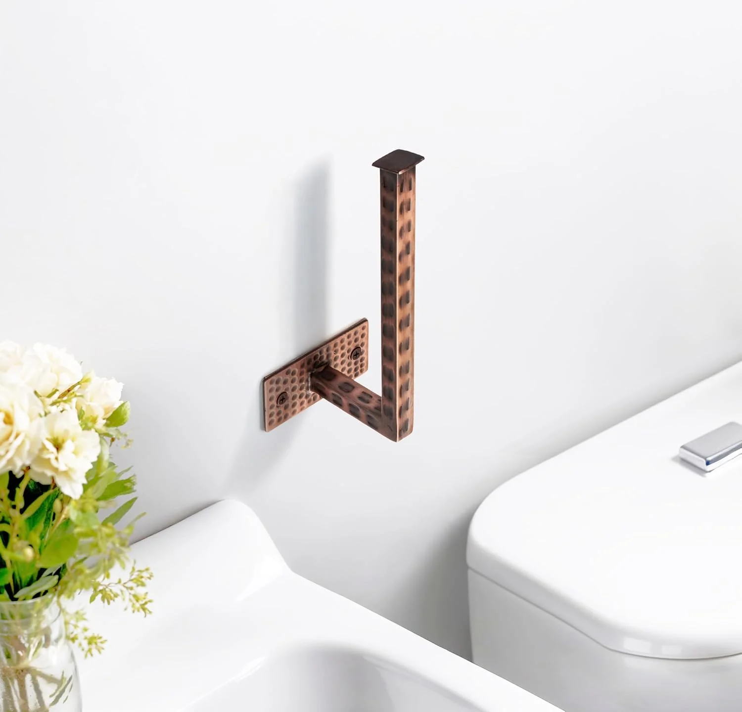 جا دستمال کاغذی فلزی چکش کاری شده مدرن Monarch Abode 21633 برای سخت افزار و نگهداری حمام، نگهدارنده، پخش کننده، سخت افزار نصب گنجانده شده، مسی عتیقه جا دستمال کاغذی فلزی چکش کاری شده مدرن Monarch Abode 21633 برای سخت افزار و نگهداری حمام، نگهدارنده، پخش کننده، سخت افزار نصب گنجانده شده، مسی عتیقه