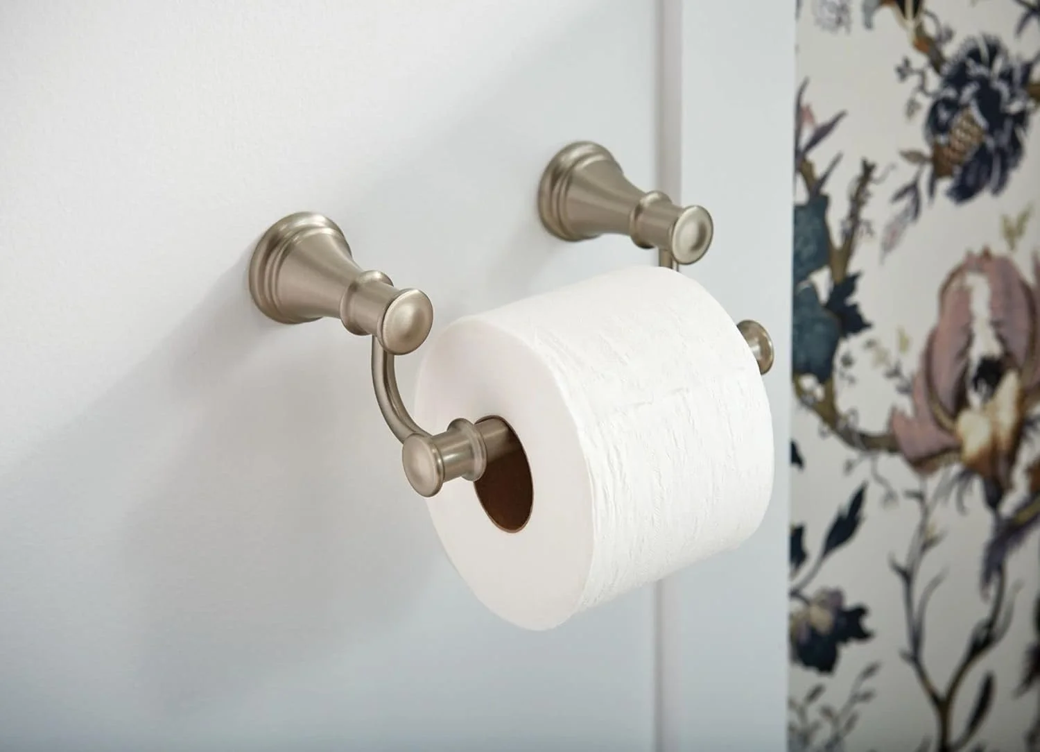 جا دستمال کاغذی چرخشی Moen YB6408BN Belfield، نیکل برس خورده