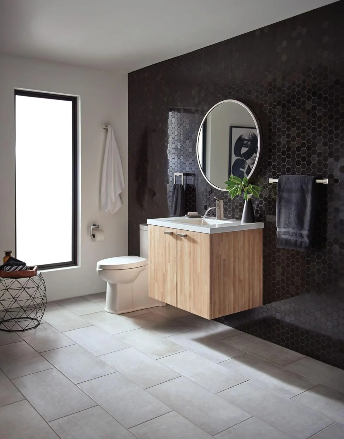 جا دستمال کاغذی رولی تکی کروم Moen Kyvos، مدل BP3708CH