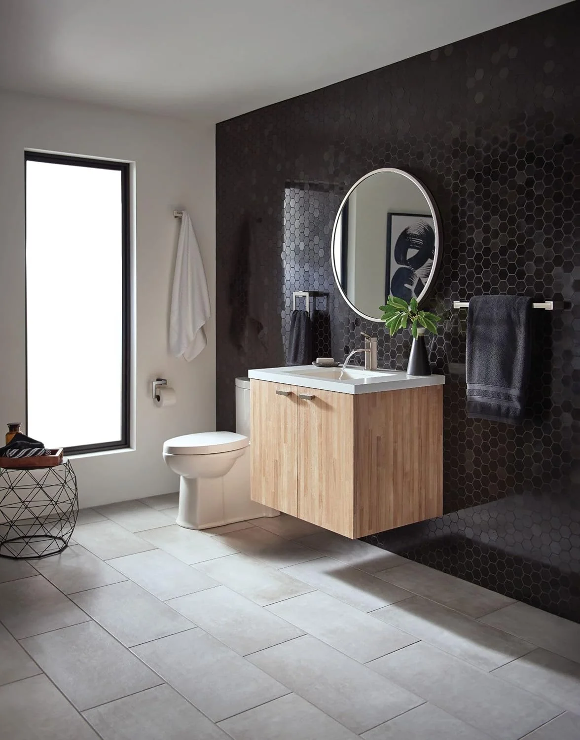 جا دستمال کاغذی رولی تکی کروم Moen Kyvos، مدل BP3708CH