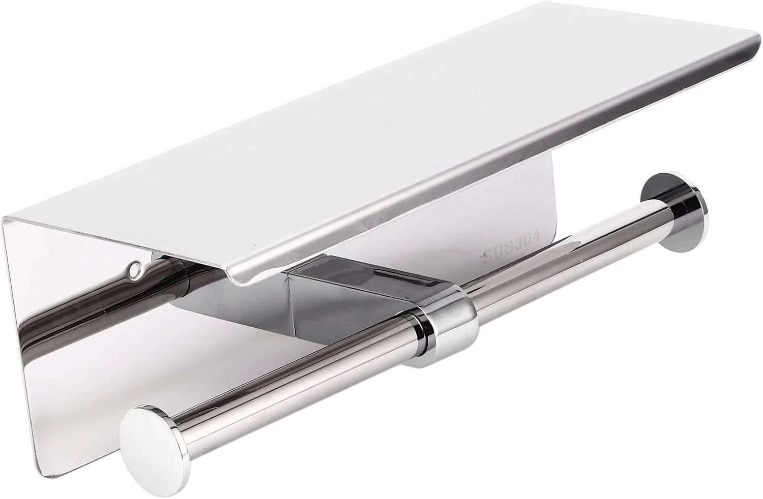 جا دستمال توالت میوکی‌سی‌ال، دو سر باز، نصب دیواری، جنس استیل ضد زنگ 304، مناسب برای حمام و آشپزخانه، مدل Miokyclg7x1fy2p5s