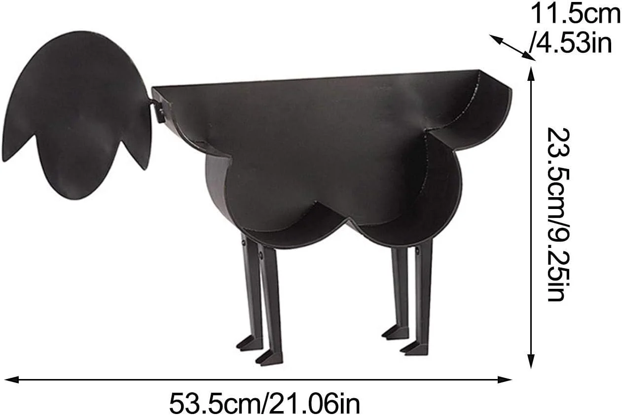 پایه نگهدارنده دستمال توالت میسیتا طرح گوسفند، جا دستمال کاغذی فلزی، قفسه نگهداری رول پایه نگهدارنده دستمال توالت میسیتا طرح گوسفند، جا دستمال کاغذی فلزی، قفسه نگهداری رول