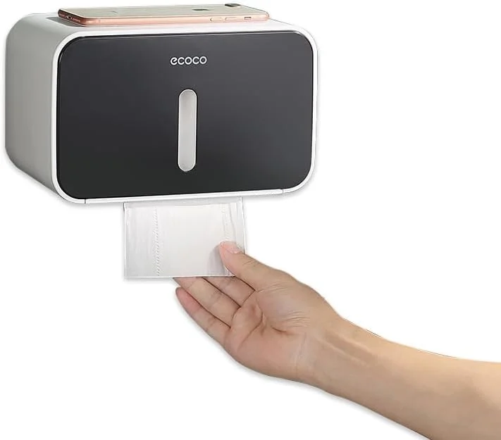 جا دستمال کاغذی دیواری MeiYiJia با قفسه ذخیره سازی، خود چسب بدون نیاز به سوراخ کاری: نصب و راه اندازی حمام با ضد آب و ضد گرد و غبار (آبی) جا دستمال کاغذی دیواری MeiYiJia با قفسه ذخیره سازی، خود چسب بدون نیاز به سوراخ کاری: نصب و راه اندازی حمام با ضد آب و ضد گرد و غبار (آبی)