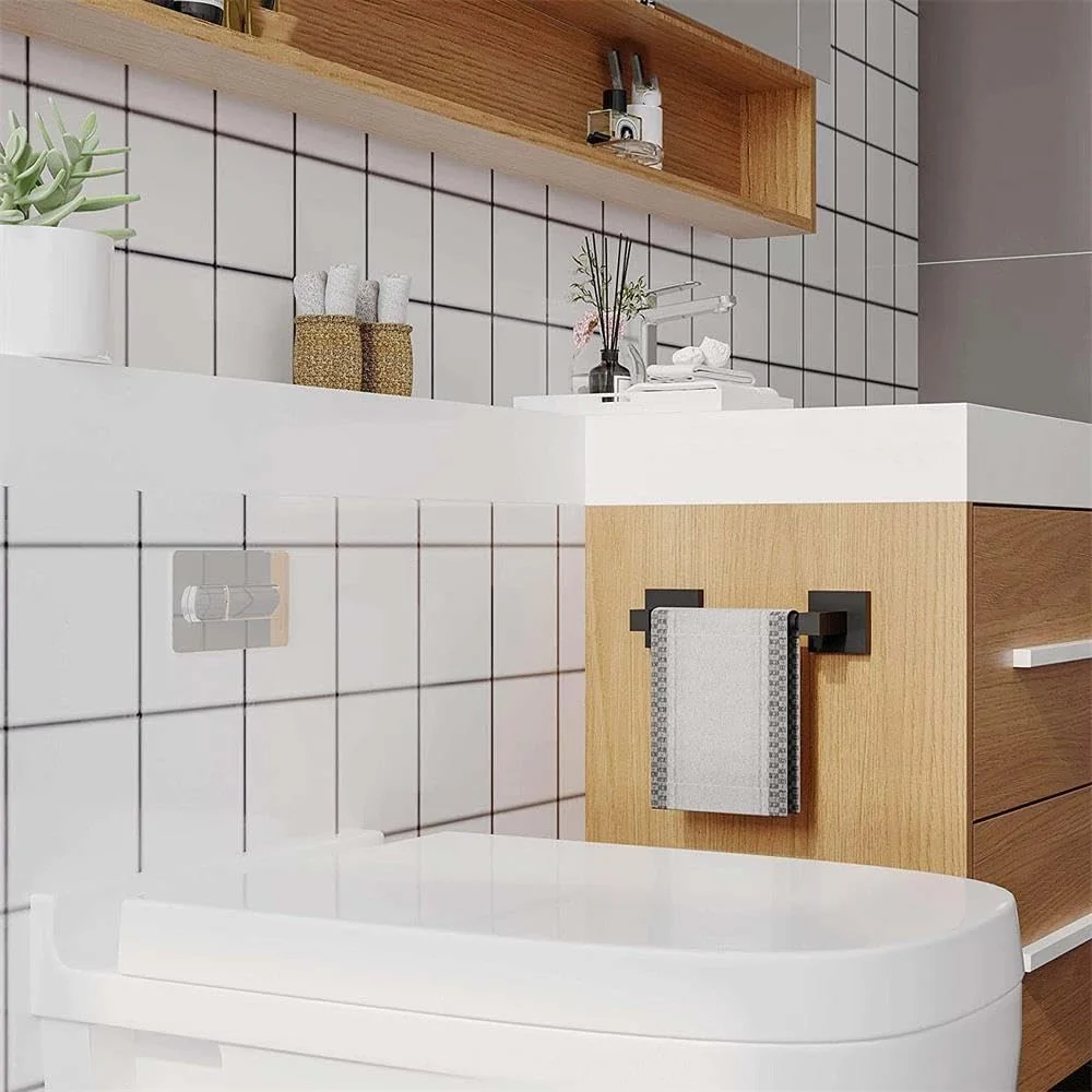 جا دستمال کاغذی توالت LSDZHK، نصب دیواری، استیل ضد زنگ، مناسب برای سازماندهی و نگهداری دستمال کاغذی در حمام و آشپزخانه (طلایی)