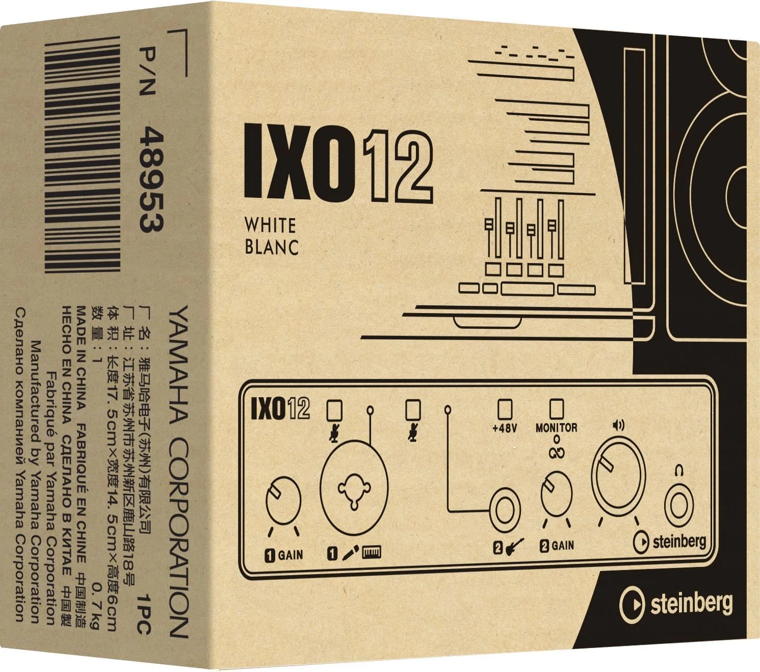 کارت صدای استاینبرگ IXO12، رابط صوتی USB 2.0 2x2 با یک پری امپ میکروفون، شامل بسته نرم افزاری Cubase AI و Cubasis LE کارت صدای استاینبرگ IXO12، رابط صوتی USB 2.0 2x2 با یک پری امپ میکروفون، شامل بسته نرم افزاری Cubase AI و Cubasis LE