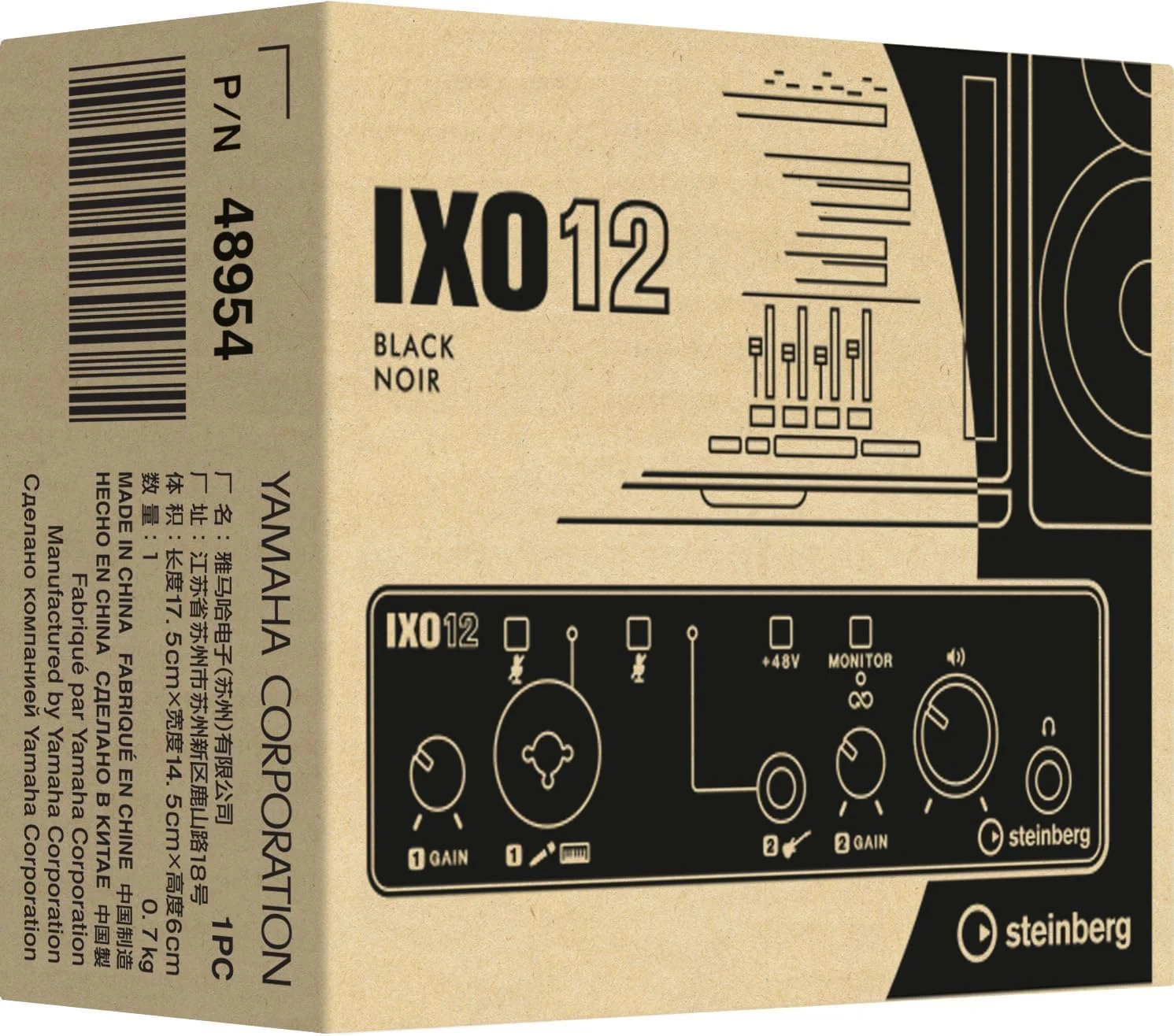 کارت صدای استاینبرگ IXO12 USB 2.0 2x2 به همراه پری امپ میکروفون - شامل نرم افزار Cubase AI و Cubasis LE - مشکی کارت صدای استاینبرگ IXO12 USB 2.0 2x2 به همراه پری امپ میکروفون - شامل نرم افزار Cubase AI و Cubasis LE - مشکی