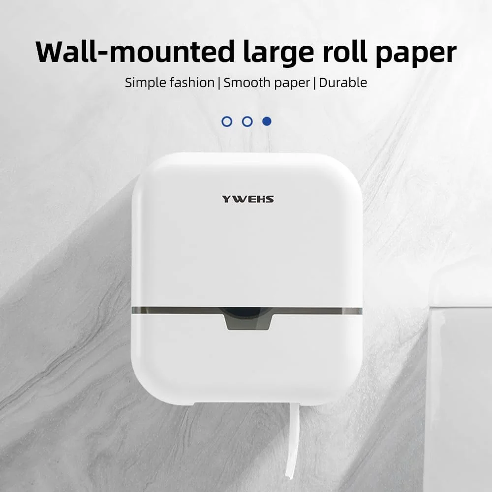 جا دستمال کاغذی توالت Labymos، دیواری، خود چسب، جعبه دستمال کاغذی توالت، بدون نیاز به سوراخ کاری، ضد آب و ضد گرد و غبار، پخش کننده رول کاغذی برای توالت حمام