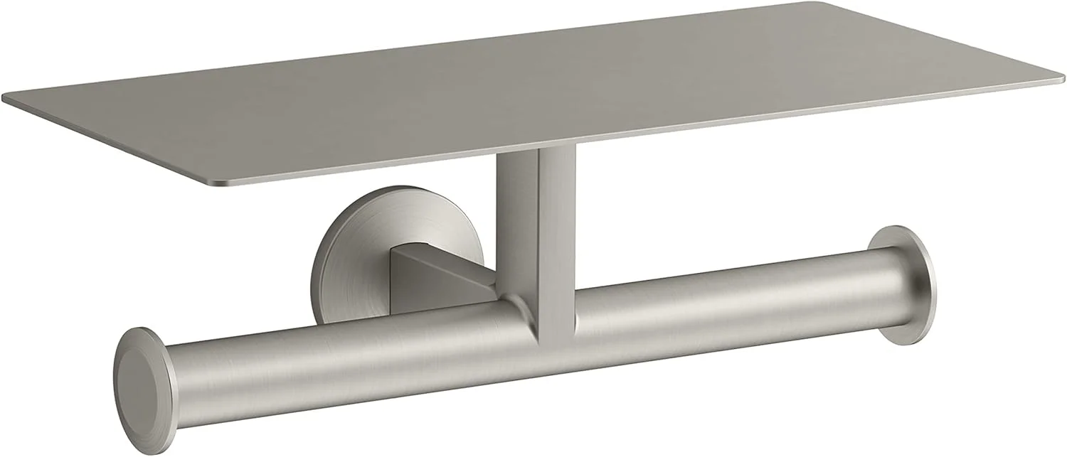 جا دستمال توالت Kohler K-78384-BN مدل Components، نیکل برس خورده درخشان