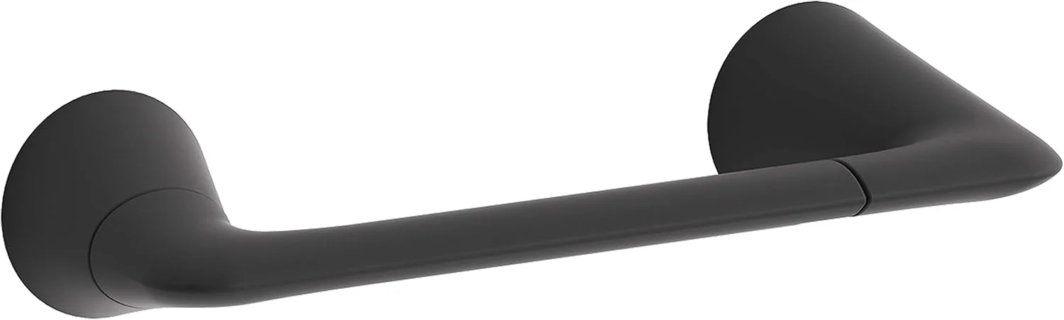 جا دستمال توالت Kohler، جا دستمال توالت حمام، مجموعه مدرن، مشکی مات، K-24759-BL