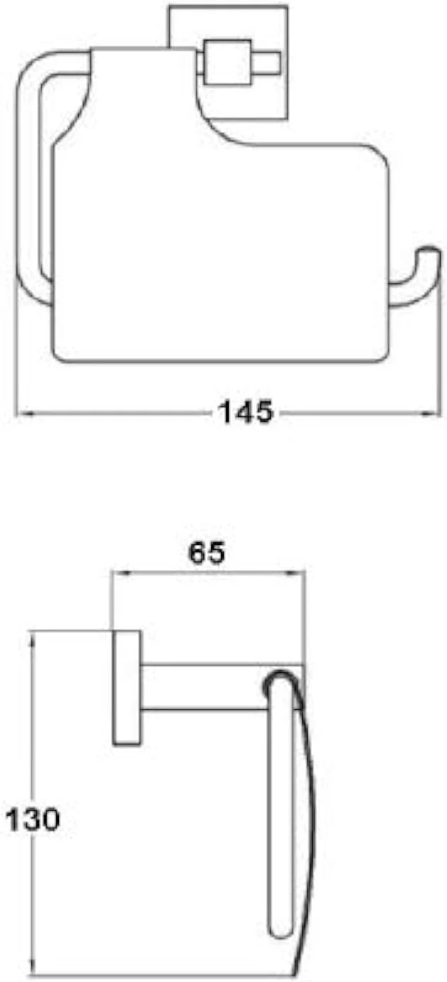 نگهدارنده رول دستمال توالت کروم KLUDI RAK (RAK24004)